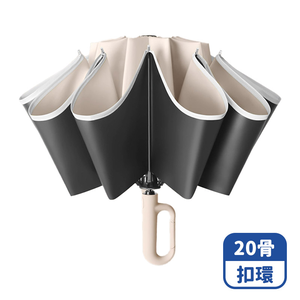 【咪咪購物】VID 雨傘 折疊傘 20骨｜自動反向扣環｜梧桐米｜開車必備
