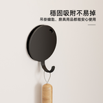 【上手家居】圓形磁鐵掛勾-10入組-灰色(磁鐵掛鉤/磁吸掛勾/吸鐵掛勾/磁吸掛鉤), , large