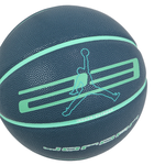 NIKE JORDAN ULTIMATE 2.0 8P 籃球 7號球 比賽 訓練 耐用 深溝 精準控球 室外用球 灰綠, , large