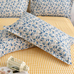 【Betrise】Huamengtianyuan | Environmentally friendly printing and dyeing anti-mite antibacterial 100% combed cotton dual-purpose quilt bed sheet set - extra large, , large