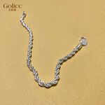 【Gulicc】古莉可 手鍊 歐美流行麻花紐繩手鍊4MM, , large