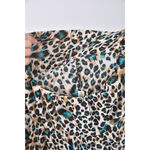 (S) 豹紋棕色短裙二手衣, , large