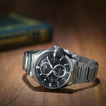 CITIZEN 星辰 鈦金屬 光動能三重日曆月相手錶/42mm BU0060-68E, , large