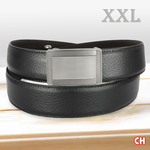 【CH-BELT 銓丞皮帶】加大腰自動扣皮帶 免打孔 男加長皮帶腰帶(黑XXL), , large