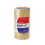【NICHIBAN】日絆 植物系 環保可撕 百格 玻璃紙膠帶 18mm x 35M 日本製 10捲/束 CT-405AP-18, , large