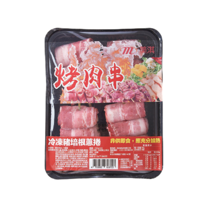 美淇食品冷凍臺灣豬五花蔥捲250g