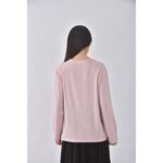 (M) able co韓牌質感圓領粉色長袖上衣二手衣, , large