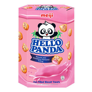 Meiji HELLO PANDA STRAWBERRY 260G