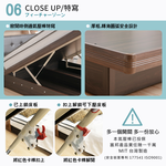 Anxin Yaslan Back Folding Bed Base 5ft (Phoenix Color), 梧桐色, large