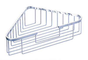 Stainless steel single-layer corner shelf