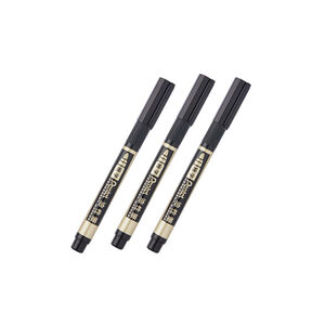 Pentel 細字油性筆3入-黑色