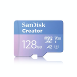 【SanDisk】 Creator 128G UHS-I U3 A2 V30 microSDXC 記憶卡, , large
