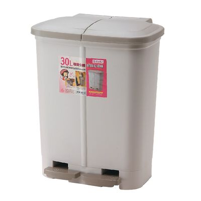 環保分類腳踏垃圾桶(30L)