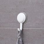 【收納精靈】RT-A8007 好幫手掛勾 內附無痕膠片 2入裝-白色, , large