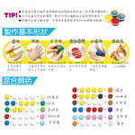 【韓國AMOS】4色迷你主題超輕黏土6入組, , large