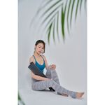 YOGA FLOW Alma Bra - 麻花短版上衣 - 石青藍 Aquamarine Blue, , large