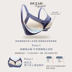 【可蘭霓Clany】台灣製慵懶自在 涼感包覆無鋼圈S-3XL內衣 深灰 6999-62, , large