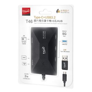 E-books T46 Type-C Smart Card Reader