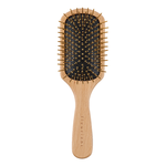 Fleurient Gold Nib Wooden Massage Hairbrush (with bag), , large