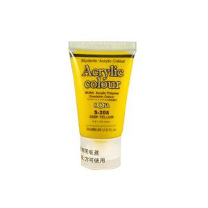 MONA蒙納 S-208 壓克力水彩(深黃) 25ml