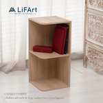 2-Tier Corner Bookcase, , large