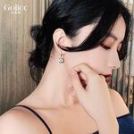 【Gulicc】古莉可 耳環 輕奢鑲鑽 復古簡約設計, , large