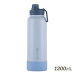 STAINLESS STEEL WATER BOTTLE, 霧藍, large