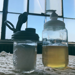 reCAP® Mason Jars Lid POUR cap Regular Mouth-Black, , large