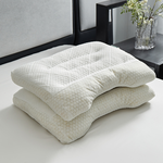 【Betrise】Q bullet neck guard type | Thailand imported natural neck series latex pillow, , large