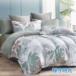 【多利寶寢具】Indian_100%純天絲加大四件式鋪棉床包兩用被組-靜守時光, , large
