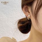 【Gulicc 】古莉可 耳環 韓國C型 珍珠耳環, , large