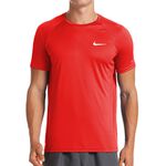 NIKE ESSENTIAL 成人男性短袖防曬衣 健身 訓練 跑步 戶外 運動 吸汗 乾爽 透氣 彈性 黑 灰 白 紅, , large