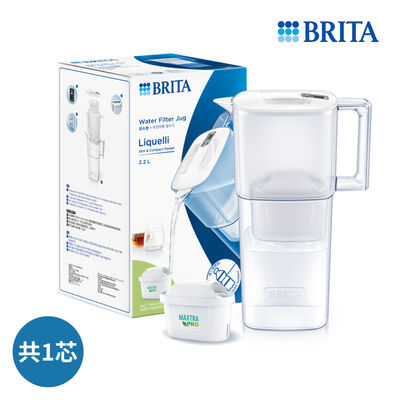 BRITA日系簡約濾水壺MXPRO-白