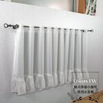 【Colors】伸縮小窗簾桿 水母 97-183cm 管徑9.8/7.8mm 伸縮桿 歐式 復古風格 小窗桿 門簾桿 穿桿, , large