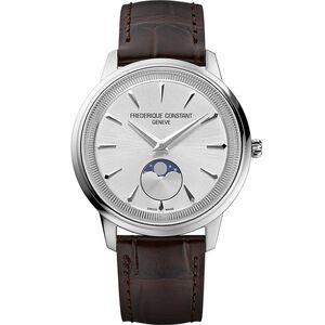 CONSTANT 康斯登 Classics Moneta Moonphase 月相石英手錶 中性錶 FC-206S3S6