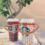 [HhL] 拎杯2.0-矽膠防水飲料提袋 | 濃茶系3入優惠組, , large