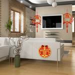 結婚喜慶囍字流蘇吊飾-喜結良緣3入#804(婚房囍字吊飾/結婚喜慶掛件/婚房裝飾/婚房布置/結婚專用掛飾/結婚佈置小物/花環囍字), , large