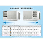 SANLUX 台灣三洋 7坪 R32 一級 變頻 窗型冷氣 冷暖 空調 SA-L60VHR SA-R60VHR, , large