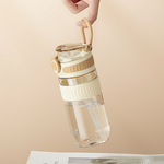 【TKK】美國進口Tritan克洛伊系列隨手杯 手提式 運動水壺550ML(直飲口設計)-青海藍, 青海藍, large