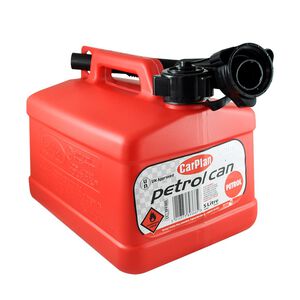 英國CarPlan 攜帶式塑膠汽油桶5L(紅) 柴油桶 儲油桶 備油桶