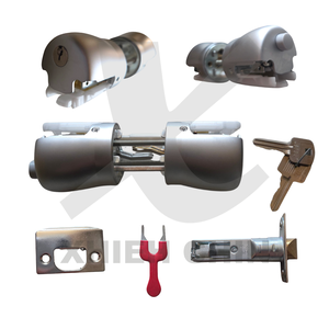 【協進五金】義大利MERONI COMBINA木門鎖組 霧銀