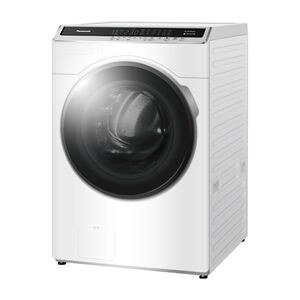 【Panasonic 國際牌】19公斤溫水泡洗淨洗脫滾筒洗衣機-晶鑽白(NA-V190MW-W)