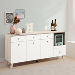 【唯熙傢俱】溫妮淺灰雙色5尺餐櫃, , large