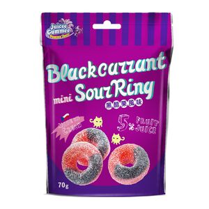 JUICEE CANDY(BLACKCURRANT SOUR RING)