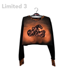 Short long sleeve sweatshirt black, , large