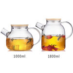 耐熱玻璃壺 1000ml 1800ml 2個尺寸任選/1入 金益合玻璃器皿, , large