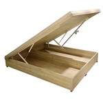 Anxin Yaslan Back Folding Bed Base 5ft (Phoenix Color), 梧桐色, large