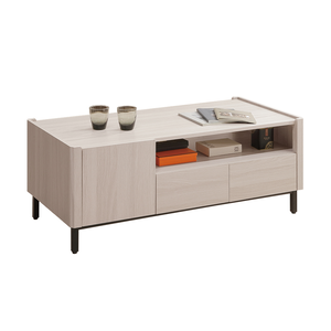 【唯熙傢俱】馬修斯橡木白4尺大茶几