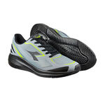 DIADORA迪亞多那 防潑水輕量慢跑鞋 男運動鞋 男鞋 寬楦 TPU 反光 透氣 氣墊乳膠鞋墊 耐穿 防滑 黑 灰, 灰,28, large