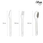 官方直營【Citron】兒童餐具三件組(含收納袋)_ 奶油白, , large